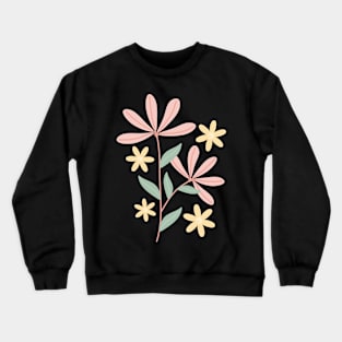 Minimal floral art Crewneck Sweatshirt